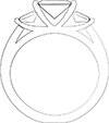 custom engagement ring sketch