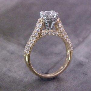 multi stone engagement ring