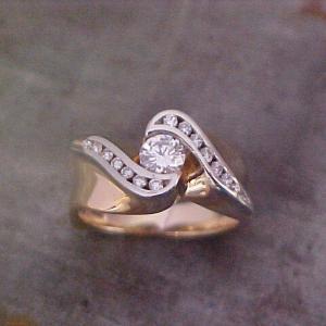 14k gold custom ring