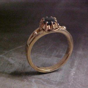 Handmade ruby ring