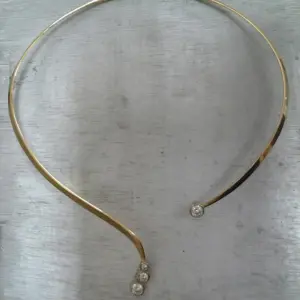 Diamond solid 18k gold necklace